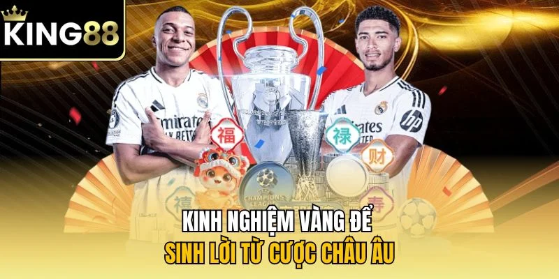 Kinh nghiệm vàng để sinh lời từ cược châu Âu